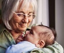 Grandmother with grandchild