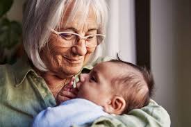 Grandmother with grandchild